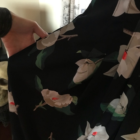 Navy blue magnolia maxi dress - Picture 3 of 4